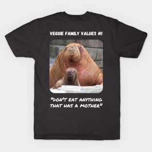 Veggie Family Values #1 (Walrus) T-Shirt